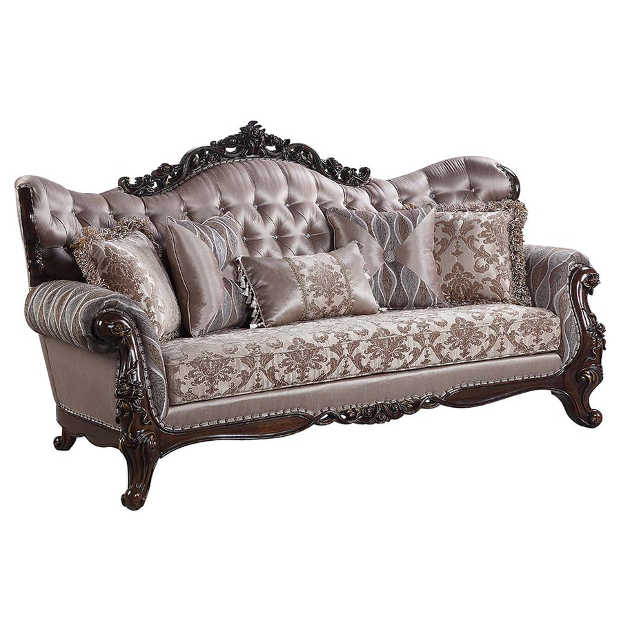BenbEastern King Sofa with 5 Pillows