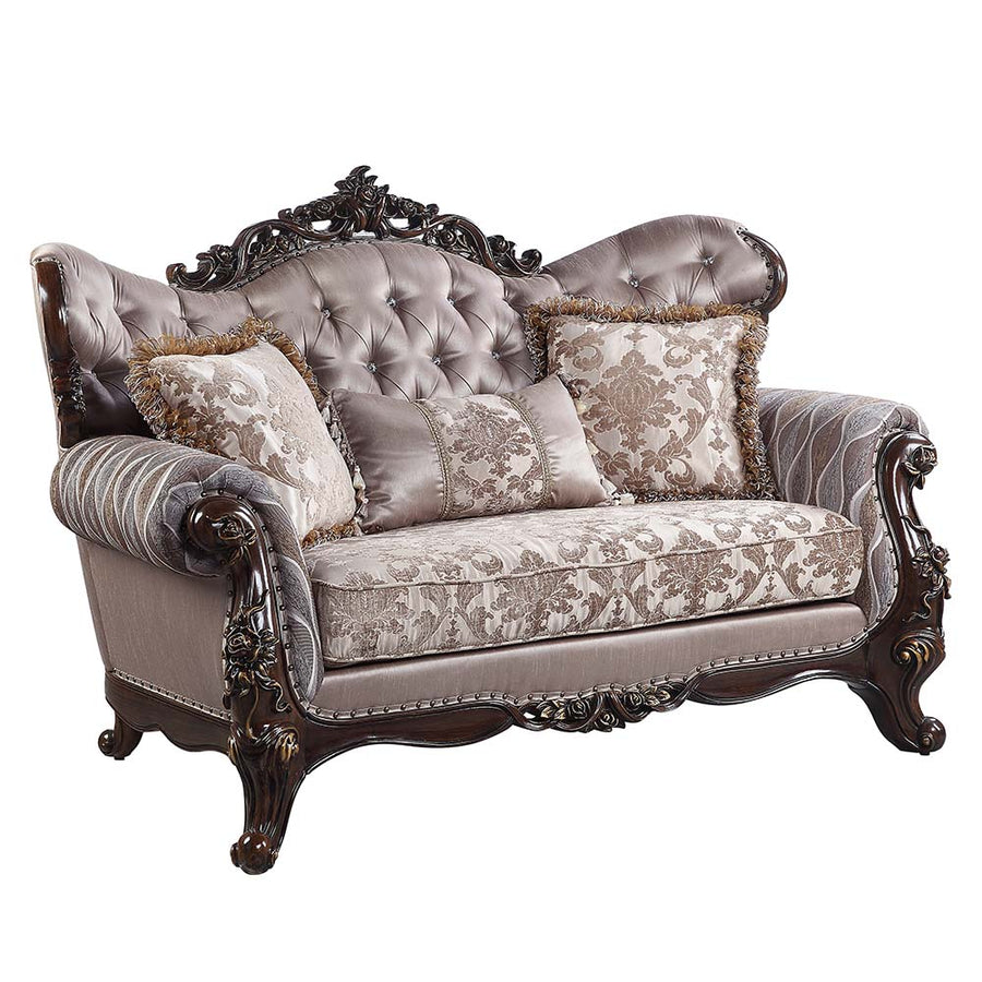 BenbEastern King Loveseat with 3 Pillows