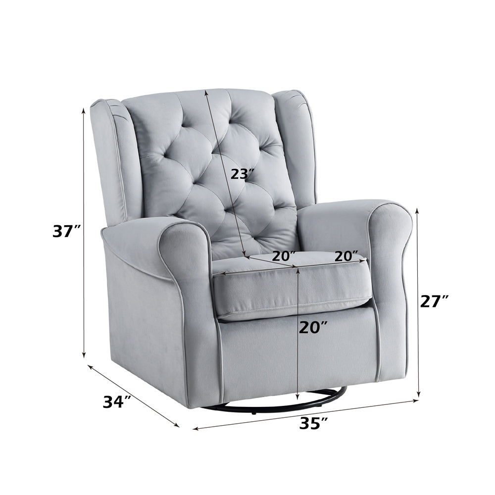 Zeger Swivel Chair with Glider