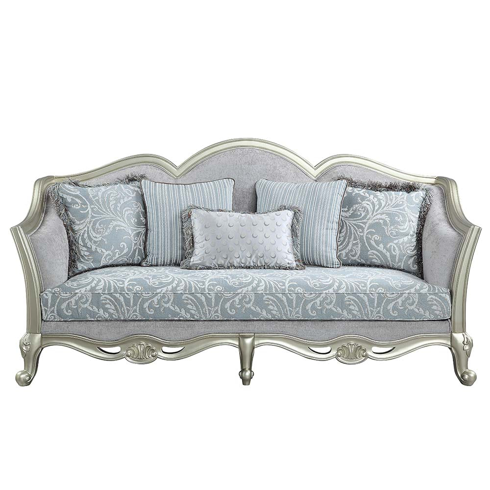 Qunsia Sofa with 5 Pillows