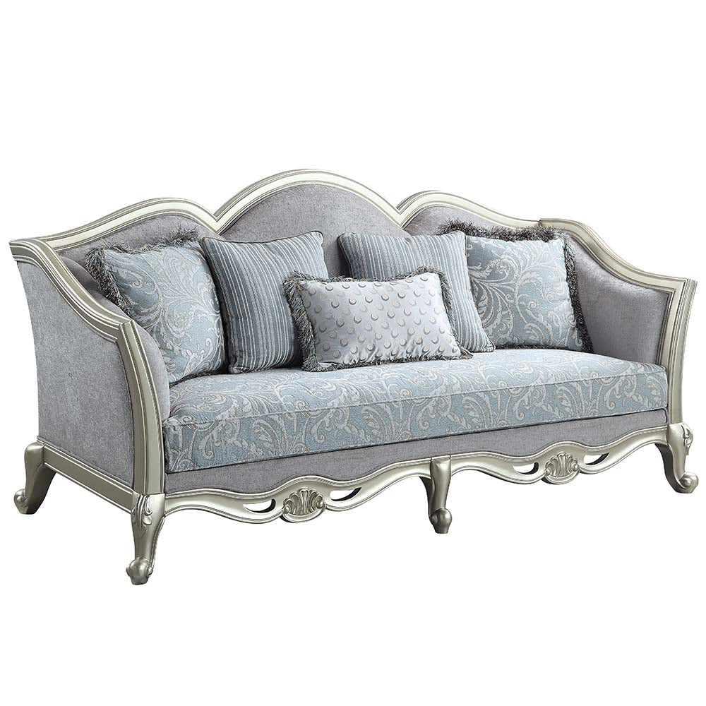 Qunsia Sofa with 5 Pillows