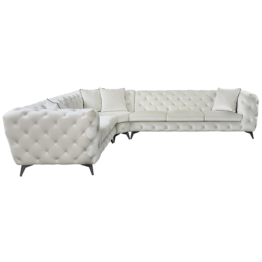 Atronia Sectional Sofa with 4 Pillows