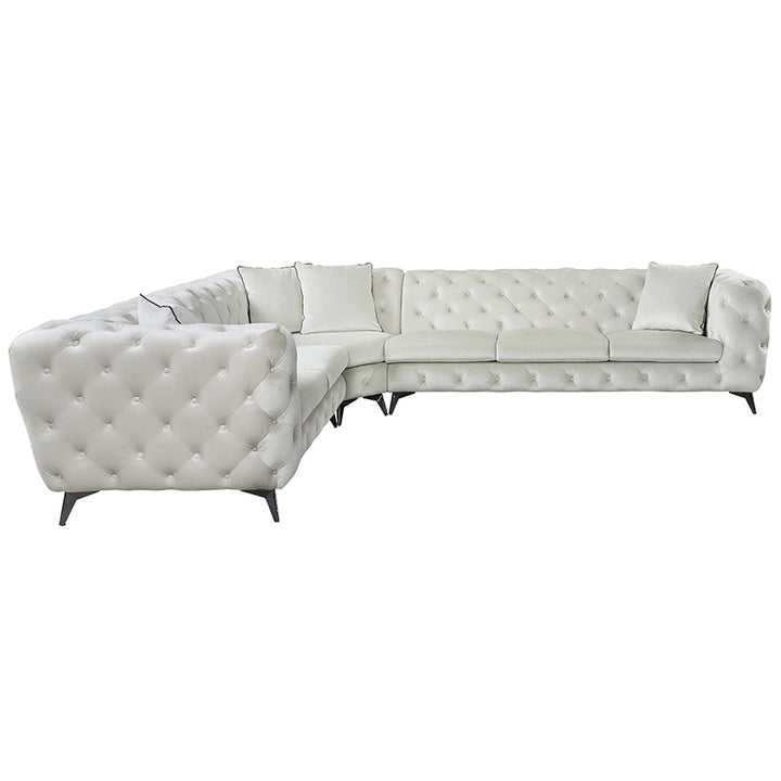 Atronia Sectional Sofa with 4 Pillows