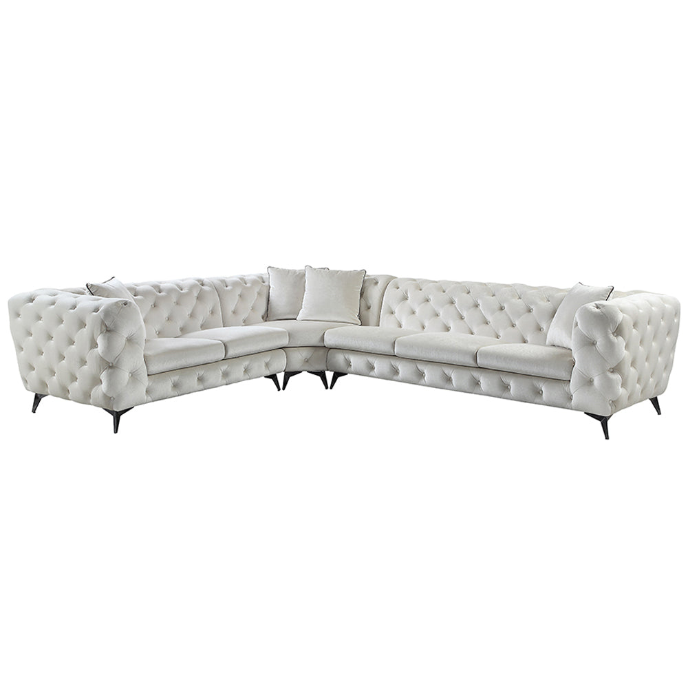 Atronia Sectional Sofa with 4 Pillows