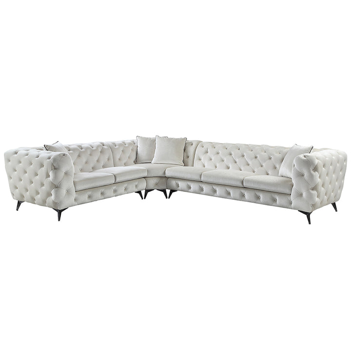Atronia Sectional Sofa with 4 Pillows