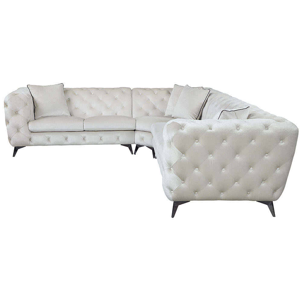 Atronia Sectional Sofa with 4 Pillows