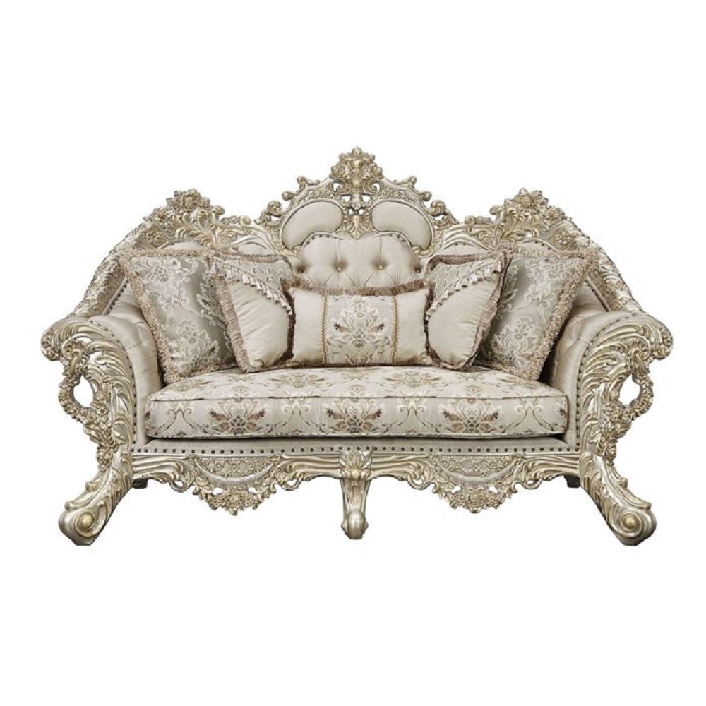 Danae Loveseat with 5 Pillows