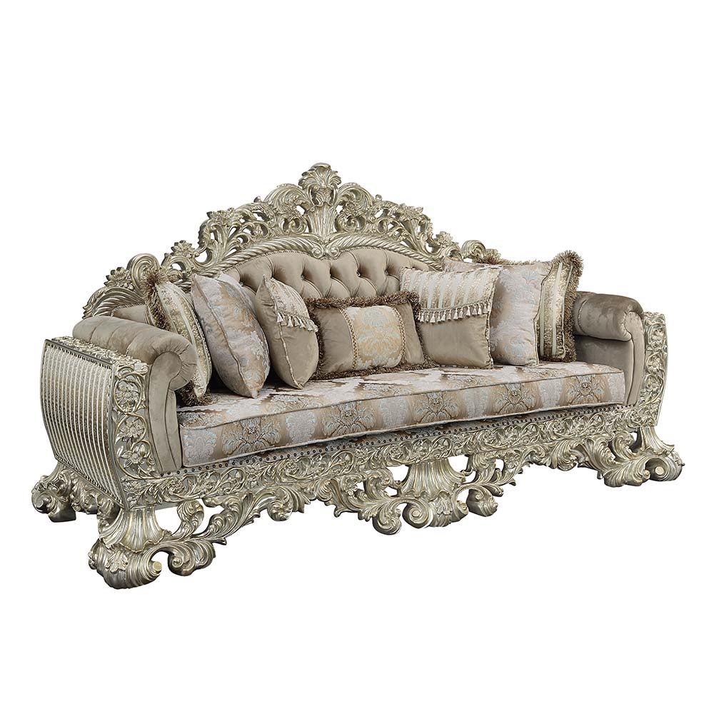 Sorina Sofa with 7 Pillows