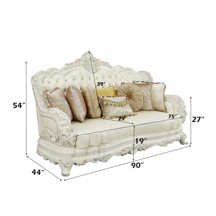 Adara Sofa with 7 Pillows