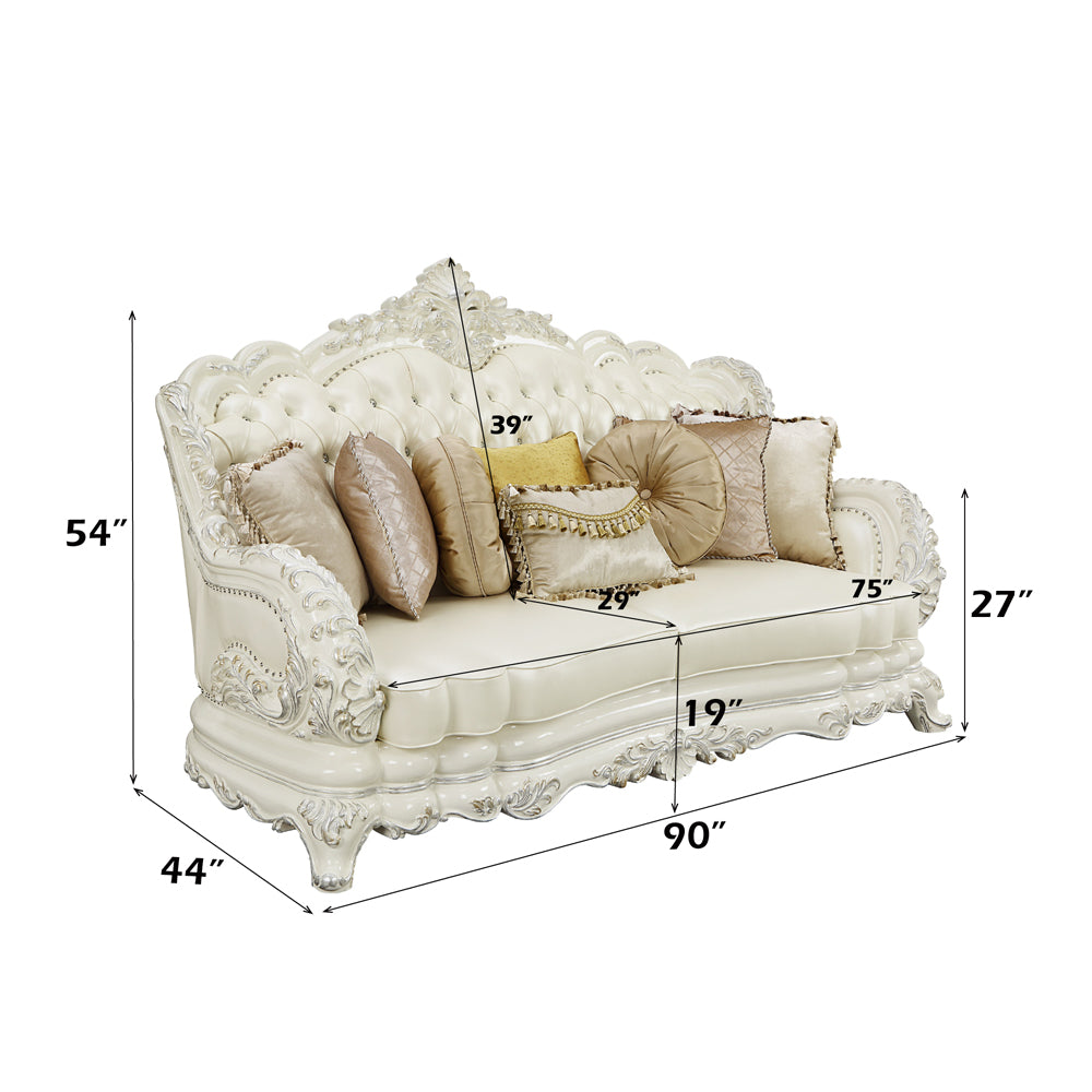 Adara Sofa with 7 Pillows
