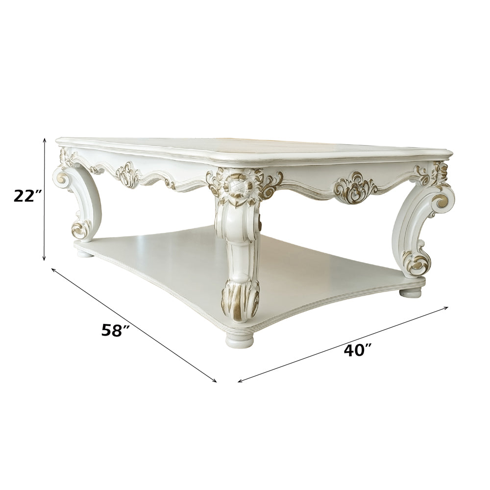 Vendome Coffee Table - Antique Pearl