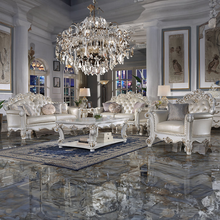 Vendome Coffee Table - Antique Pearl