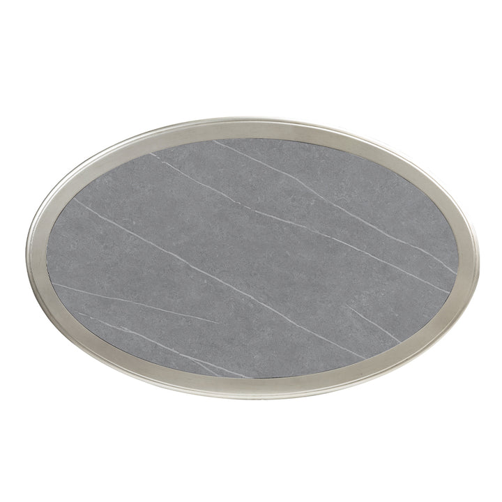 Kasa Coffee Table - Sintered Stone &amp; Champagne