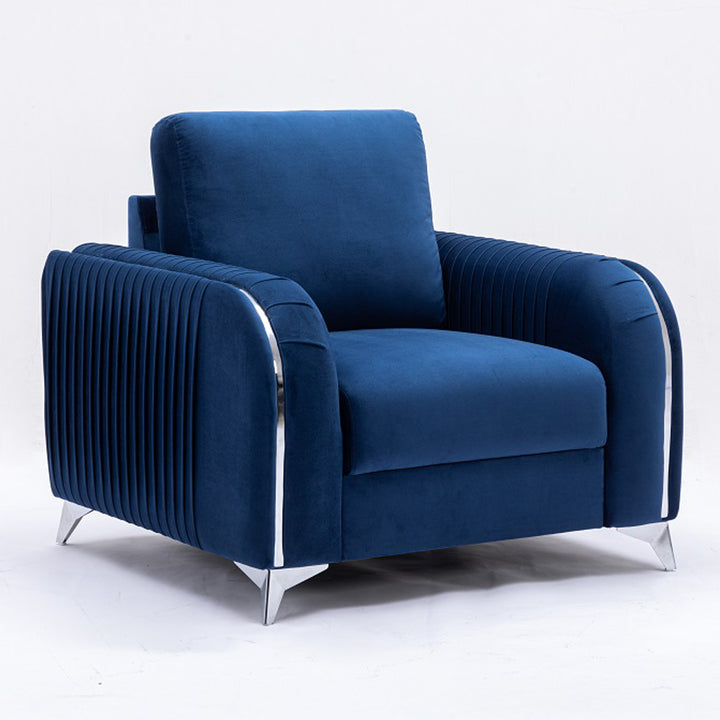 Wenona Chair - Blue Velvet