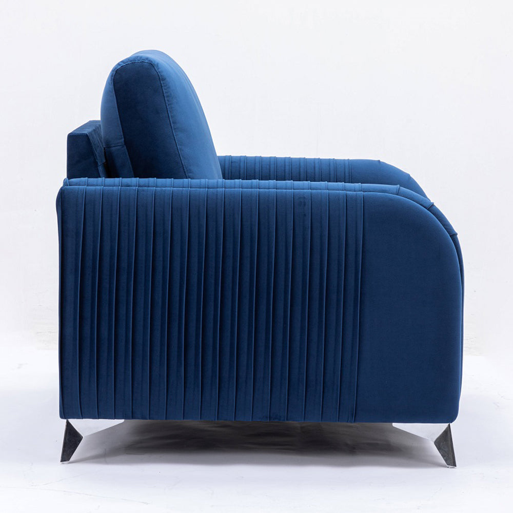 Wenona Chair - Blue Velvet
