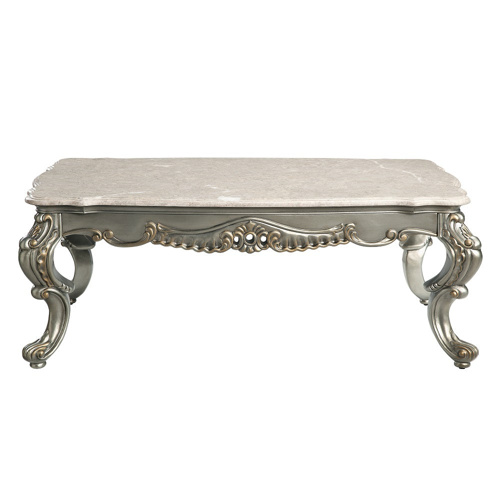 Miliani Coffee Table with Marble Top