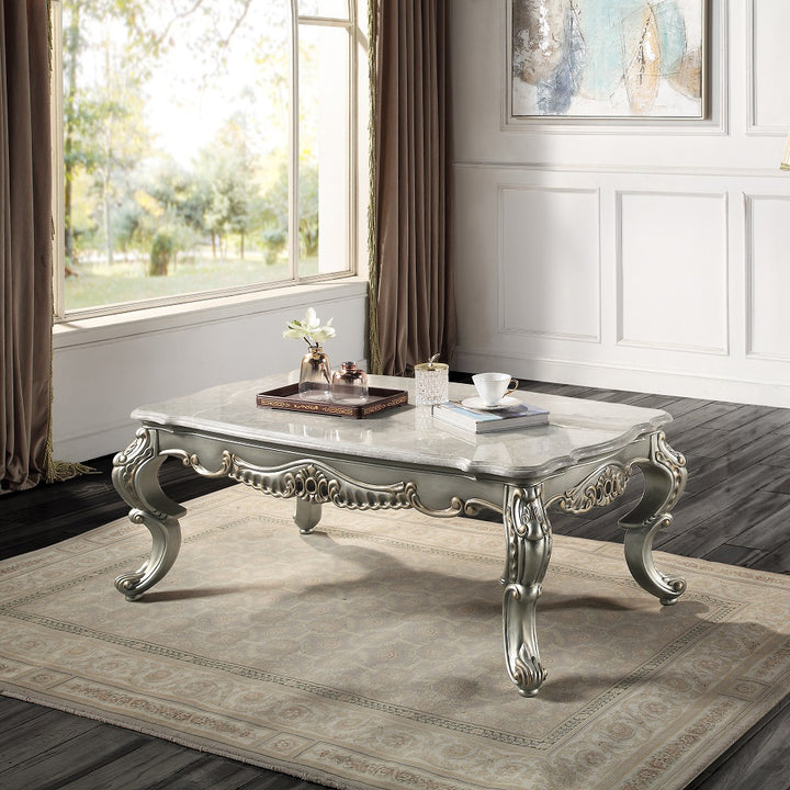 Miliani Coffee Table with Marble Top