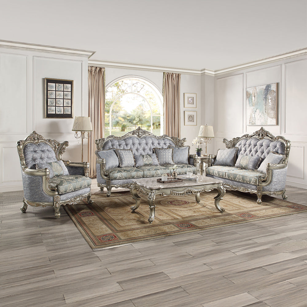 Miliani Coffee Table with Marble Top