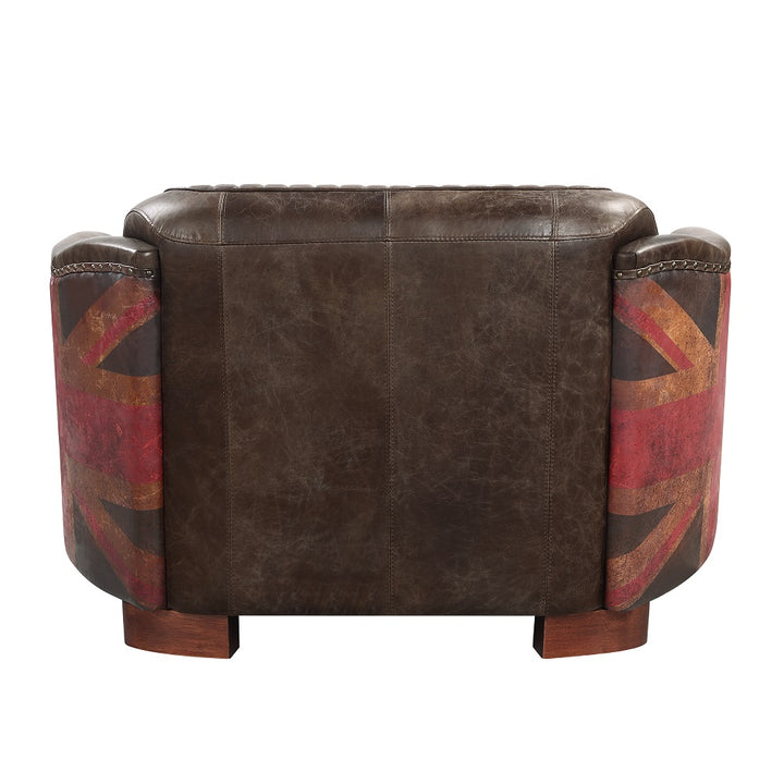 Brancaster Loveseat - Antique Slate Top Grain Leather