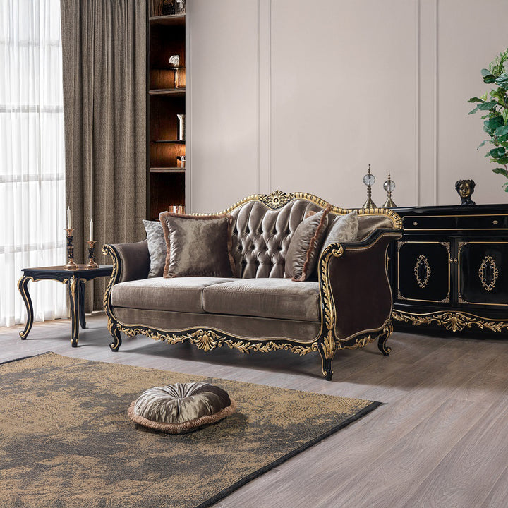 Betria Loveseat with 4 Pillows