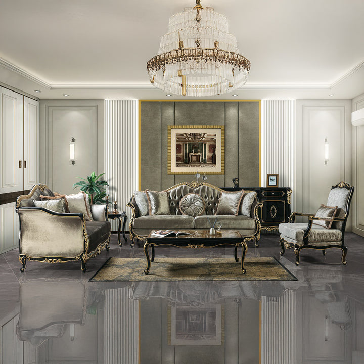 Betria Loveseat with 4 Pillows