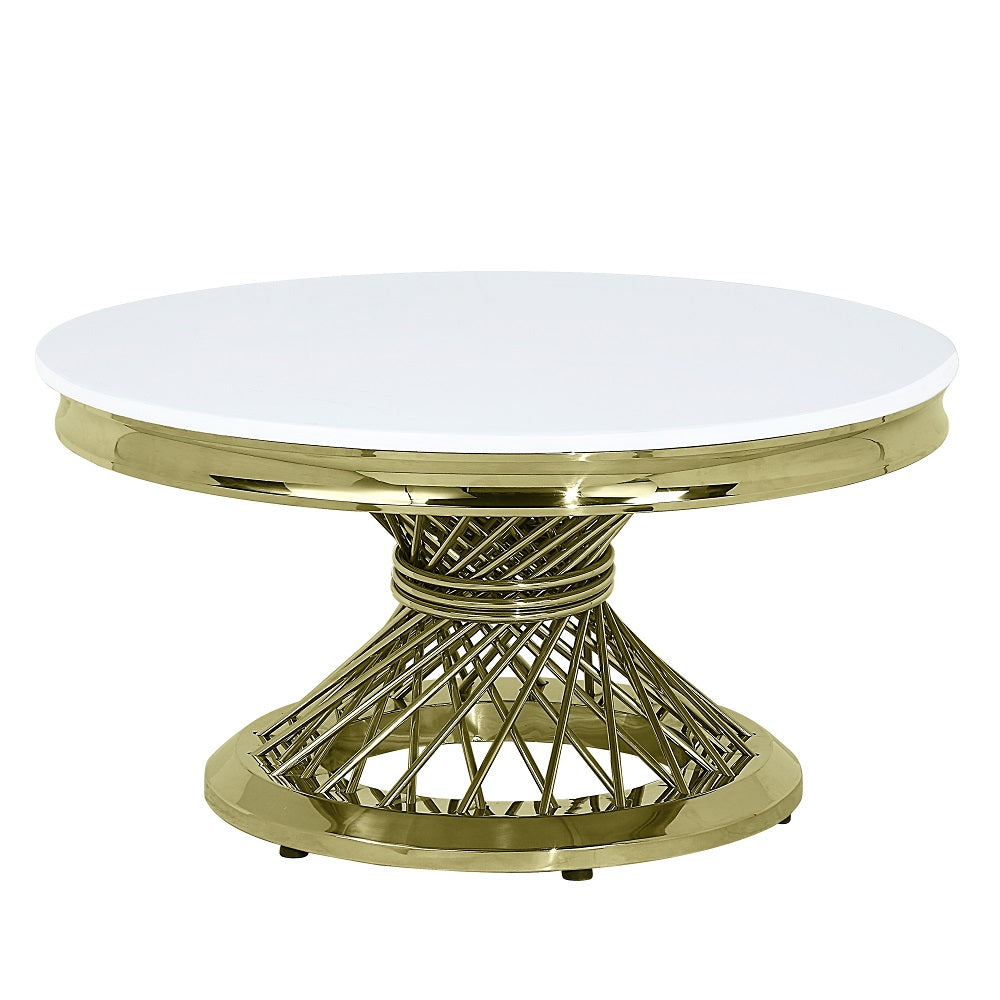 Fallon Coffee Table with Engineered Stone Top