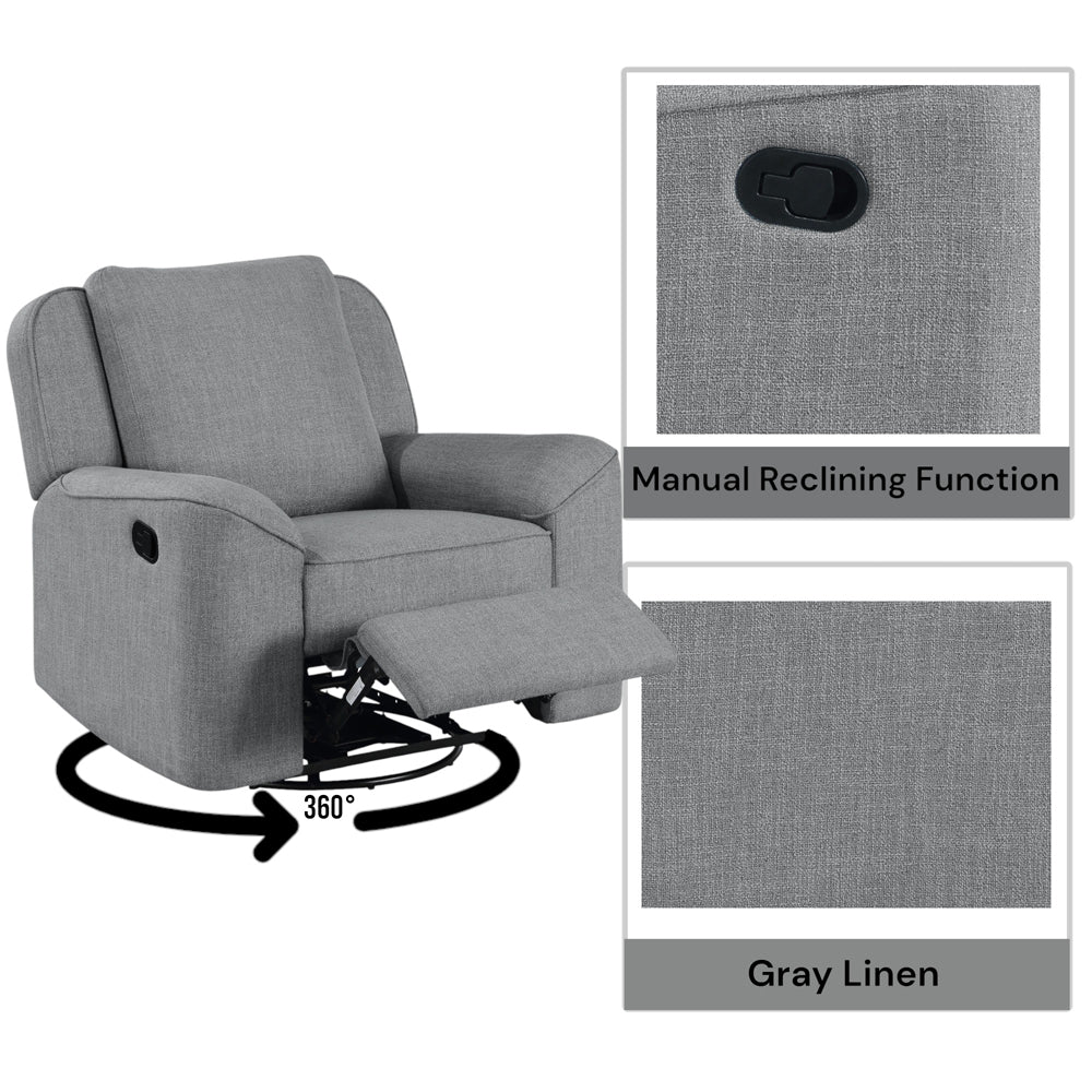 Destiny Glider Recliner with Swivel