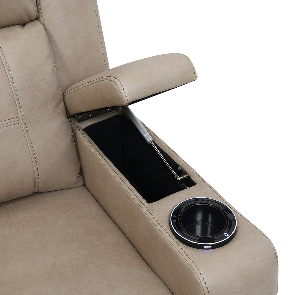 Lugo Power Motion Recliner with Cup Holder