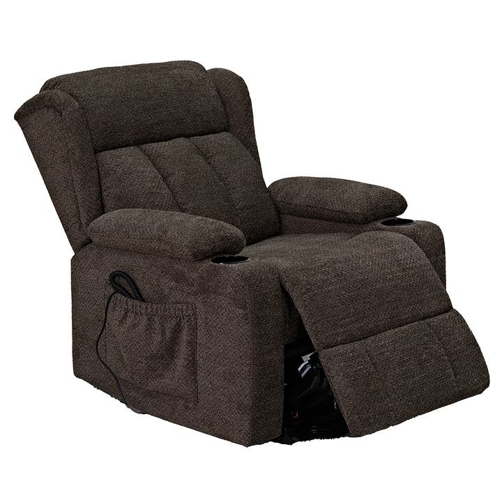 ACME Furniture Lusio Power Motion Recliner with Lift &amp; Cup Holder LV02833