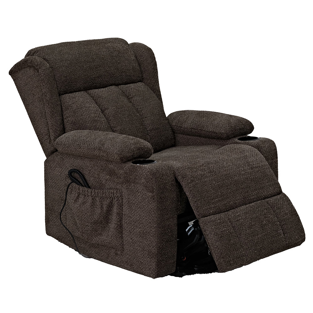 ACME Furniture Lusio Power Motion Recliner with Lift & Cup Holder LV02833