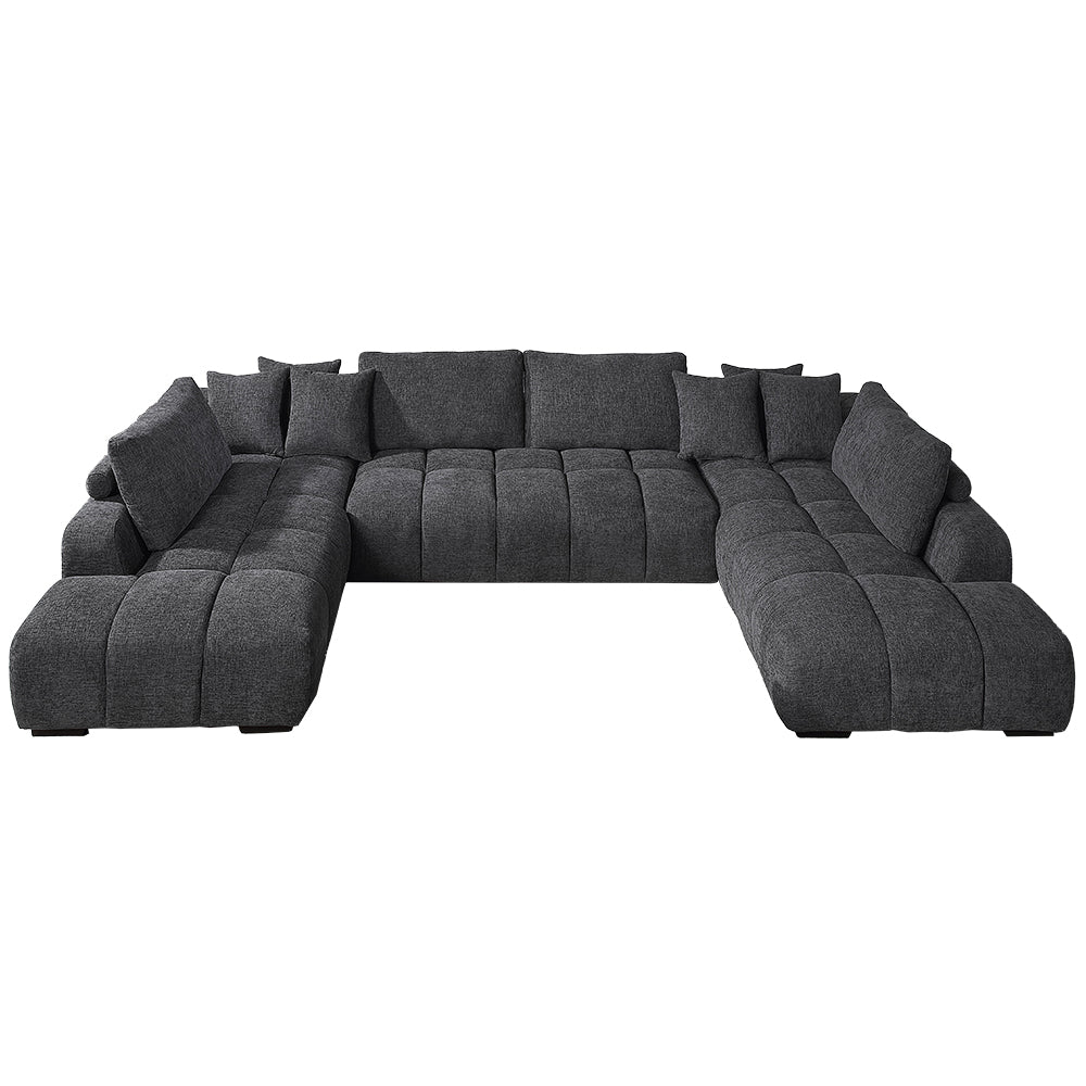 Chosen Sectional Sofa with 6 Pillows