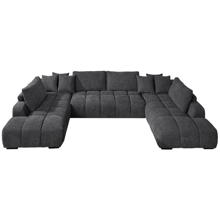 Chosen Sectional Sofa with 6 Pillows