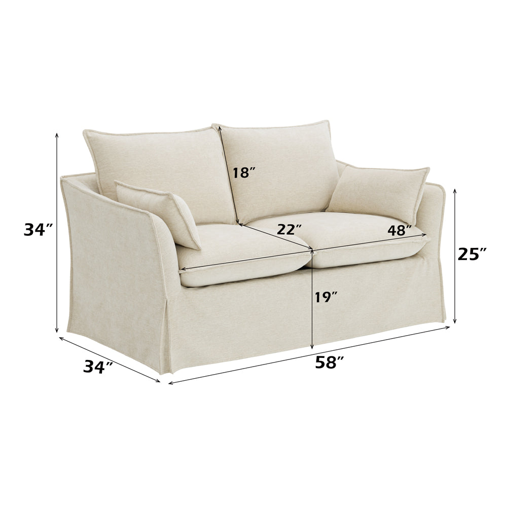Shane Loveseat with 2 Pillows