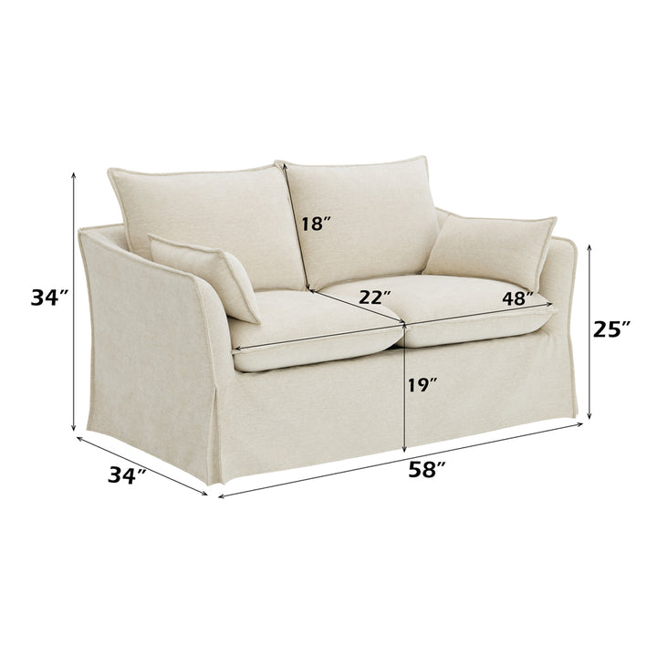 Shane Loveseat with 2 Pillows