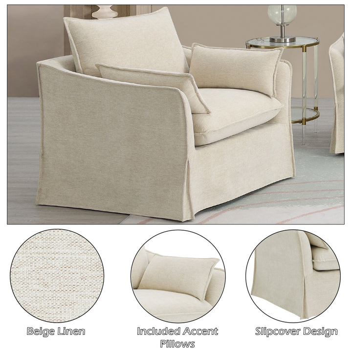 Shane Chair with 2 Pillows