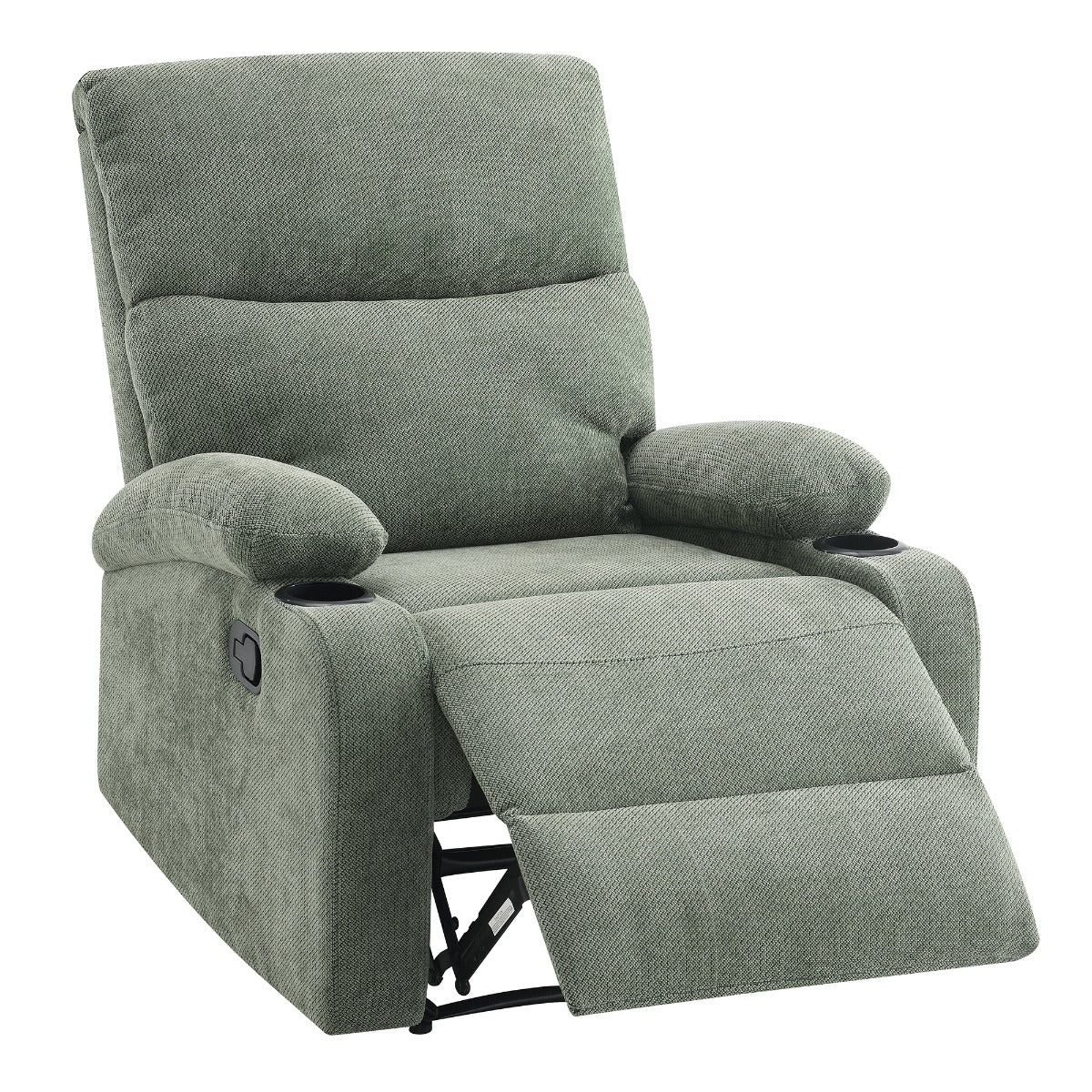 Larkin Motion Recliner - Green Chenille