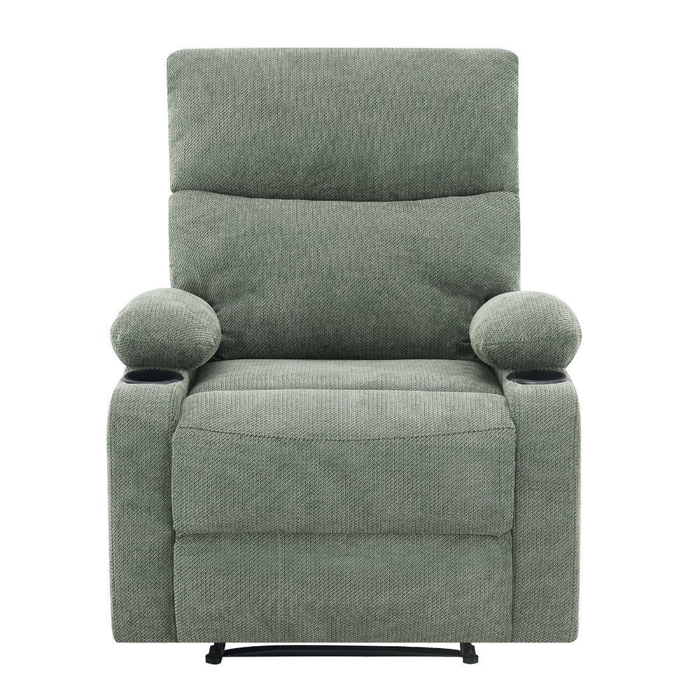 Larkin Motion Recliner - Green Chenille