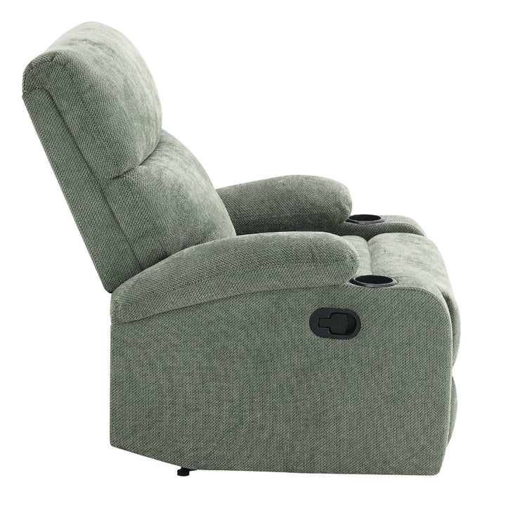 Larkin Motion Recliner - Green Chenille