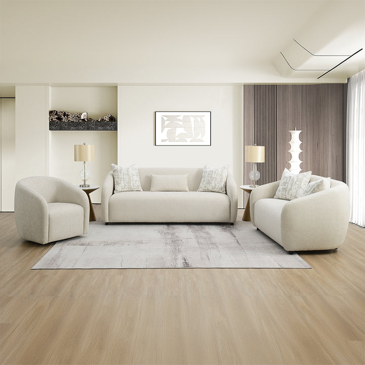 Etienne Loveseat with 2 Pillows - Beige Linen