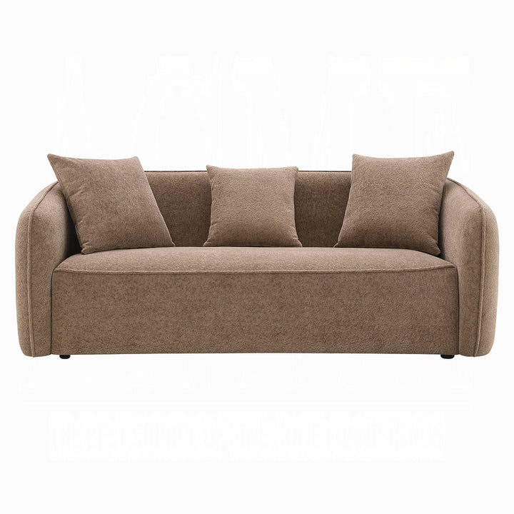 Modern Keith Brown Chenille Sofa