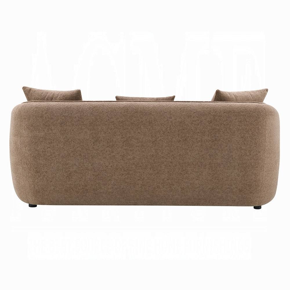 Modern Keith Brown Chenille Sofa