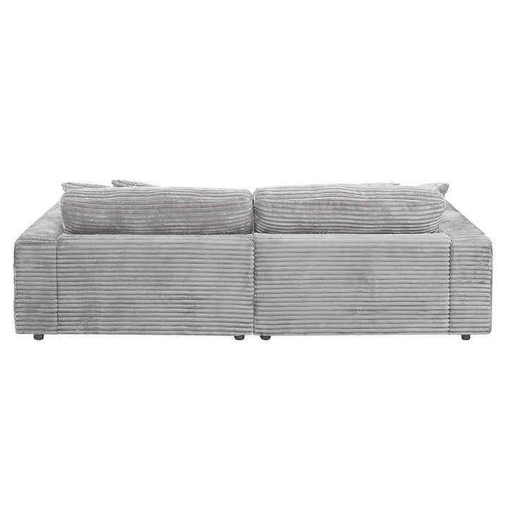 Hilde Sectional Sofa with 4 Pillows