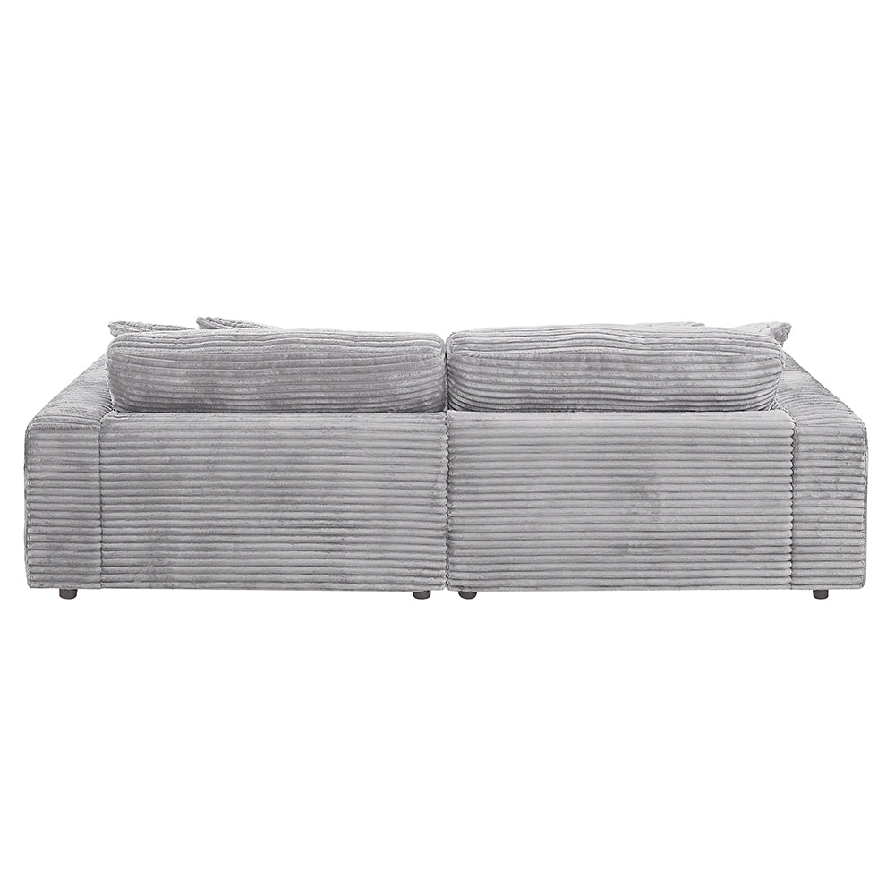 Hilde Sectional Sofa with 4 Pillows