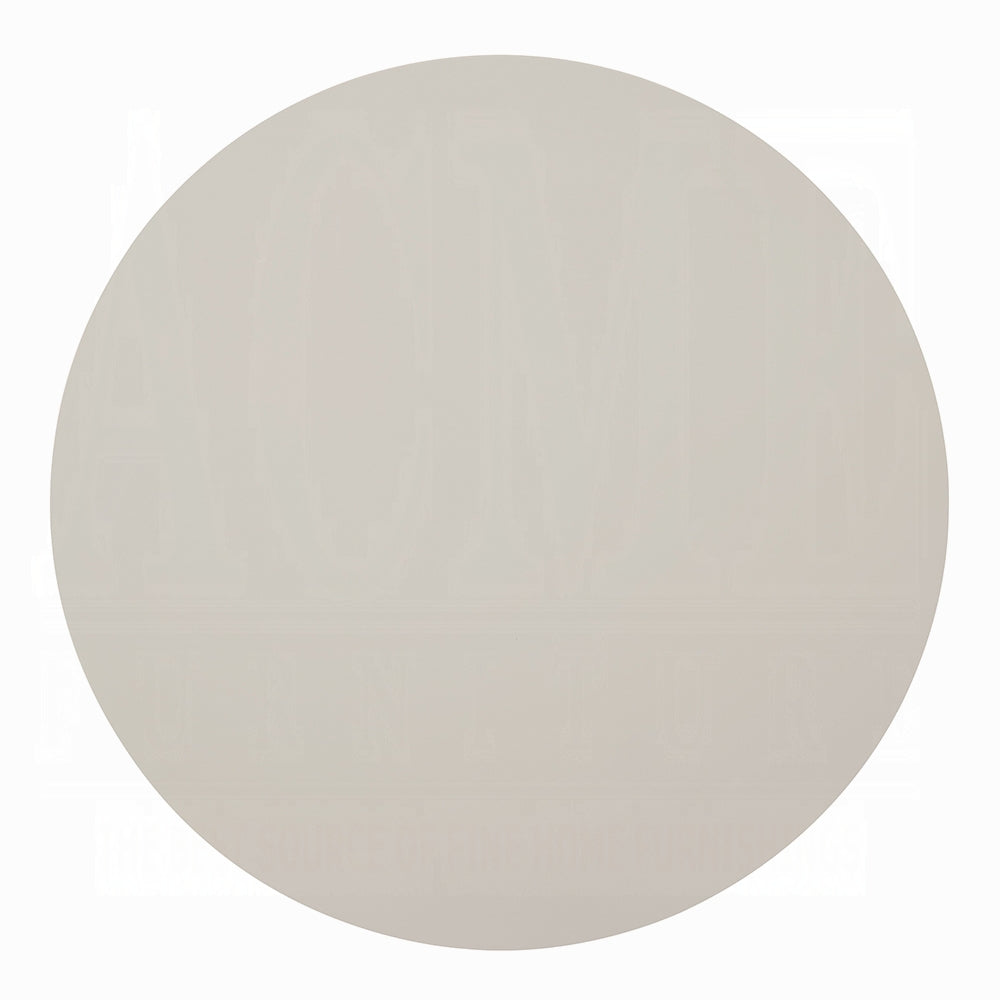 Joane End Table | Modern Light Gray High Gloss Accent Table