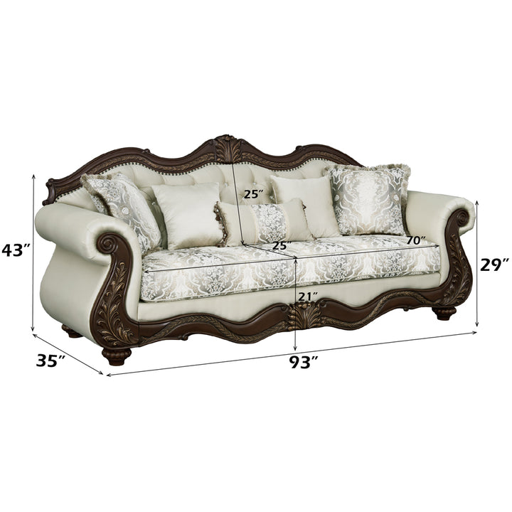Pierce Sofa with 5 Pillows