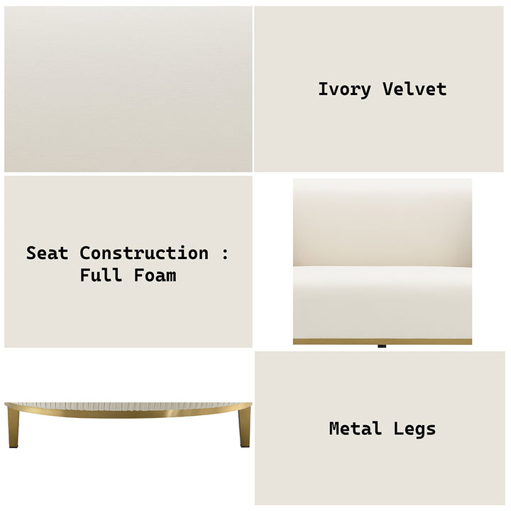 Martina Sofa with 2 Pillows