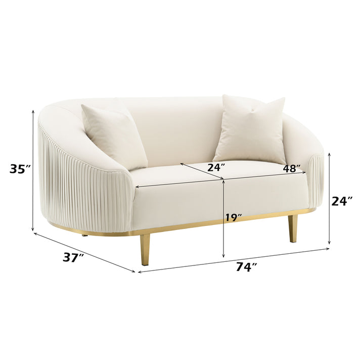 Martina Loveseat with 2 Pillows