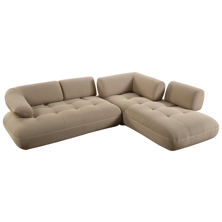 Carrick Sectional Sofa with 6 Pillows
