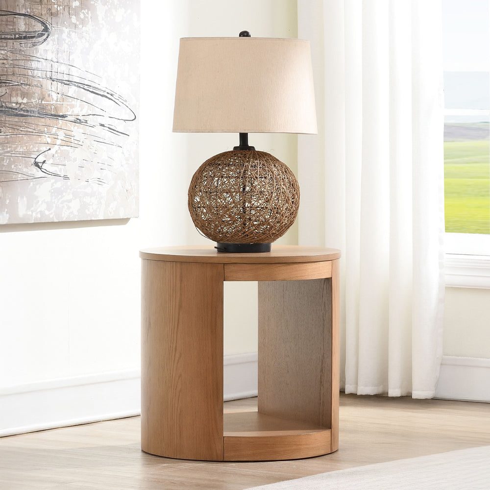 Zoey End Table - Oak
