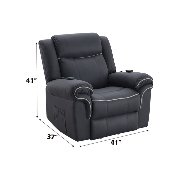 Domana Power Recliner with Lift &amp; Heating &amp; Massage